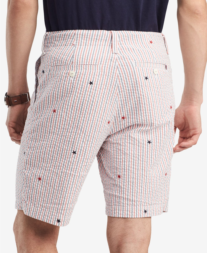 tommy hilfiger seersucker shorts