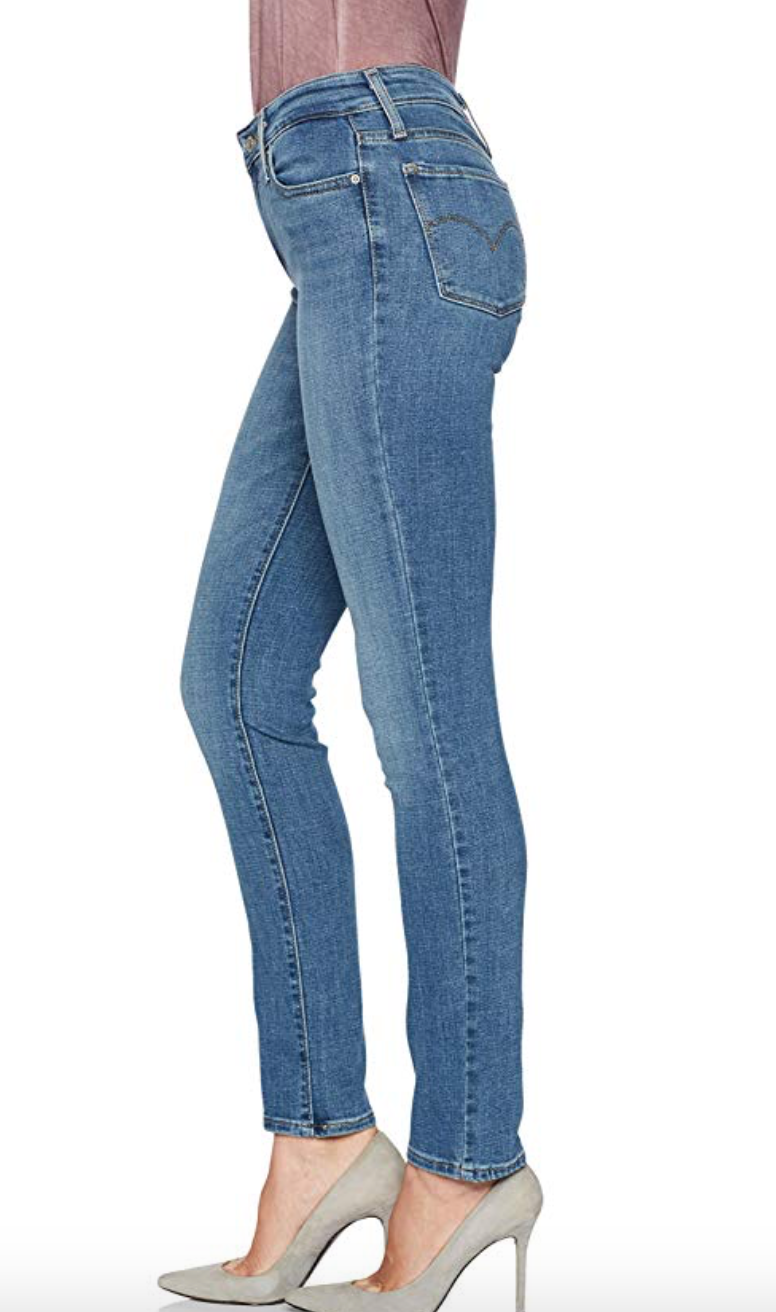 ladies 712 slim levi's jeans