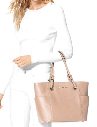 michael kors leather tote