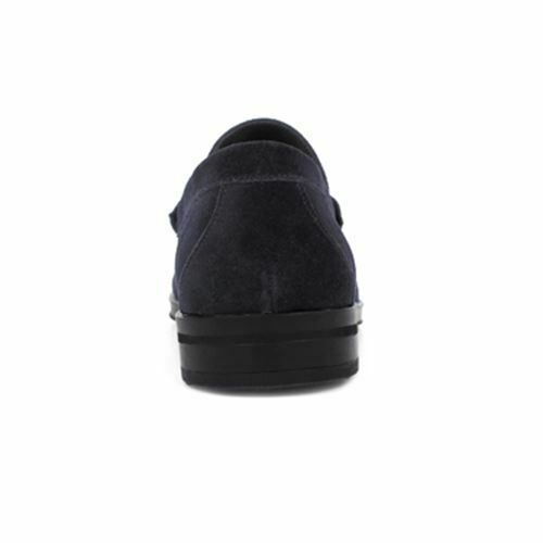 stacy adams black suede loafers