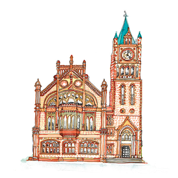 The Guildhall Derry image by Danielle Morgan from Flax Fox