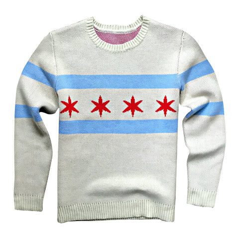 Chicago Flag Sweater