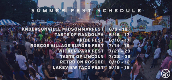 Summer 2018 Fest Schedule