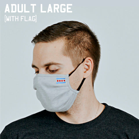 Adult Chicago Flag Face Mask