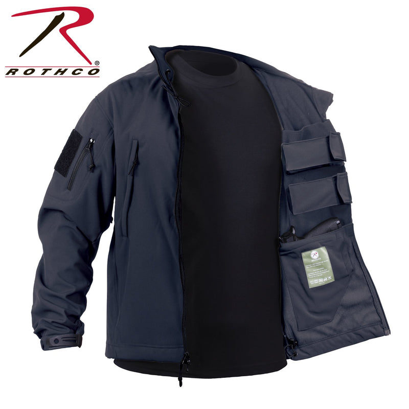 56385 Rothco Concealed Carry Soft Shell Jacket - Midnight Navy Blue ...