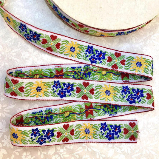 Floral Jacquard Ribbon - Vintage Japan – Rose Mille