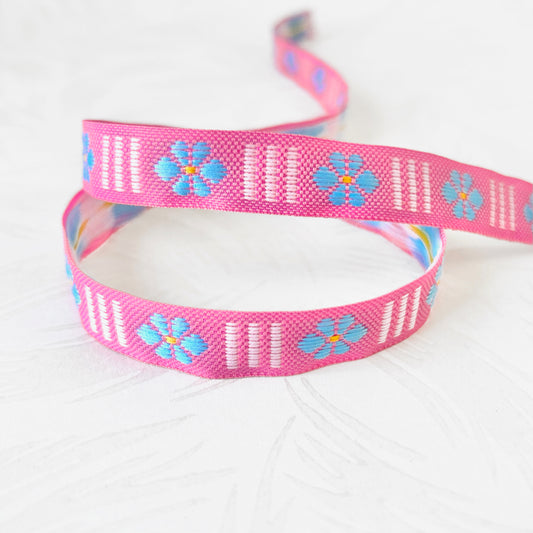 Jacquard Ribbon Bracelet – Peggy Li Creations