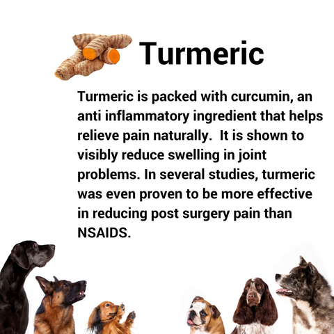 Turmeric has anti inflammatory problems for joint pain.