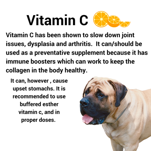 Vitamin C provides anti inflammatory properties.
