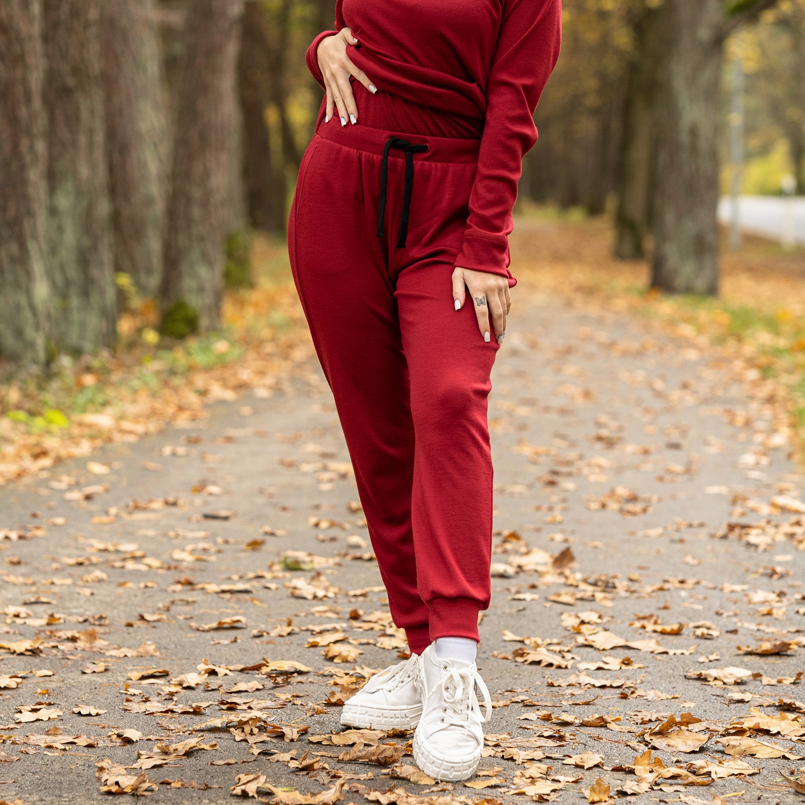 WOMEN'S BLENDED MERINO WOOL JOGGER- JOGGERS FOR WOMEN