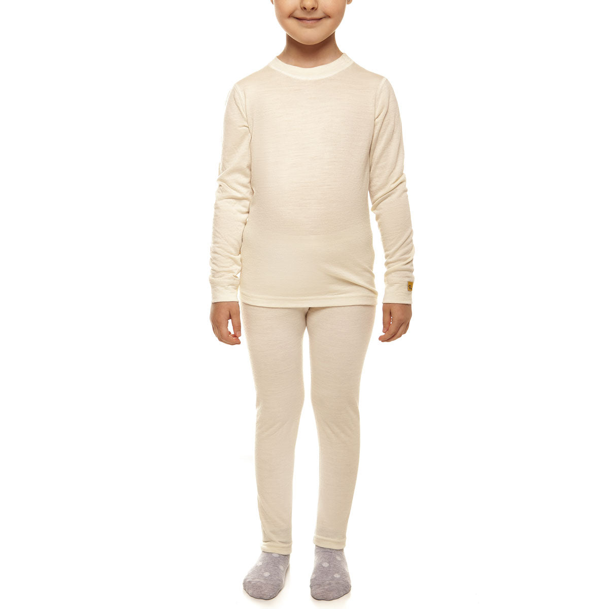 Natural Kids' Leggings from Merino Wool ❤ menique