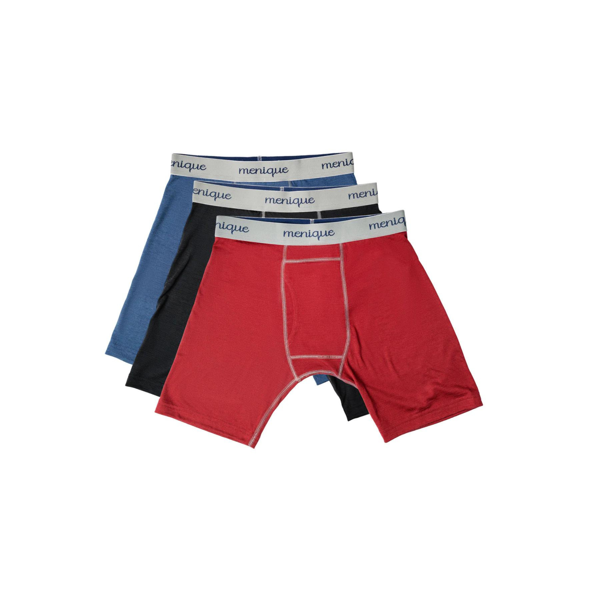 Organic Mens Underwear Boxer Shorts for Men Merino Wool Boxer Briefs  Organic Sustainable Underwear 160gsm Black 