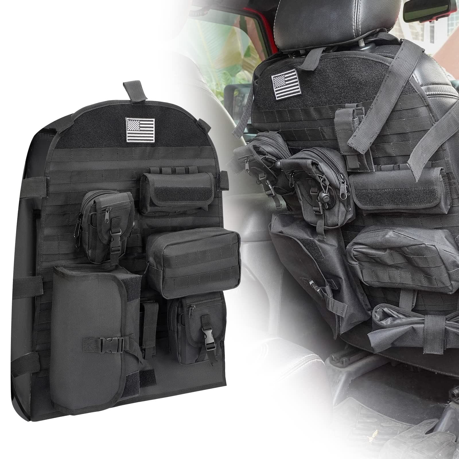 SUPAREE Universal Tactical Seat Back Organizer Bag