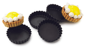 Exoglass® Fluted Round Tartlet Mold 3 1/6" 345656 (Pack of 12)