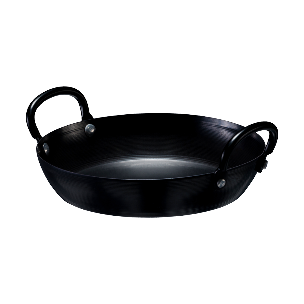 20cm Black Cast Iron Pot with Cover