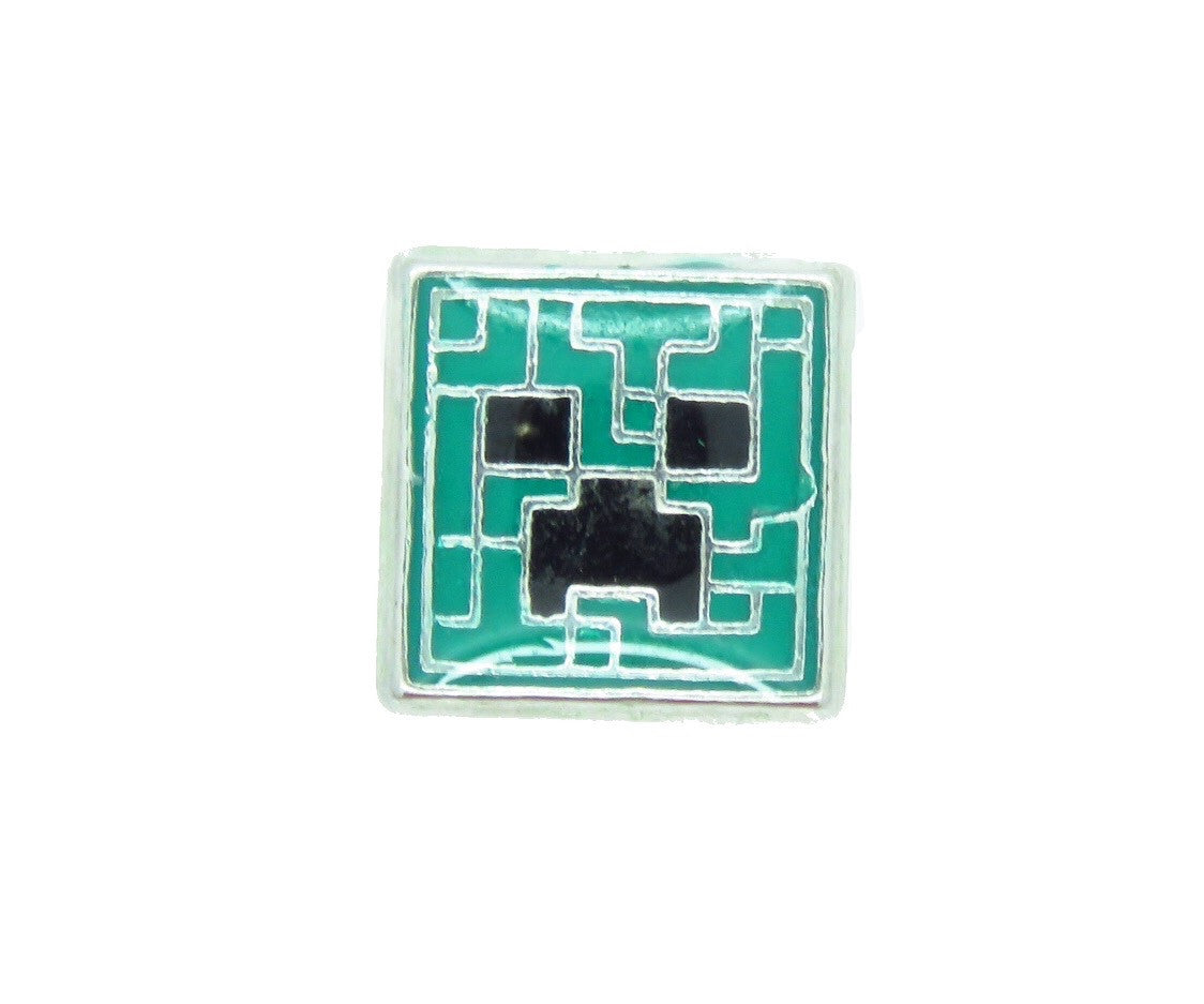 Creeper Minecraft floating charm - Alaska Life Designs - Minecraft Plush Creeper