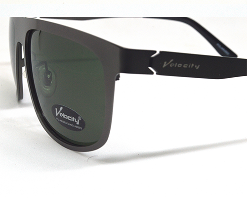 VELOCITY Wayfarer sunglasses with 