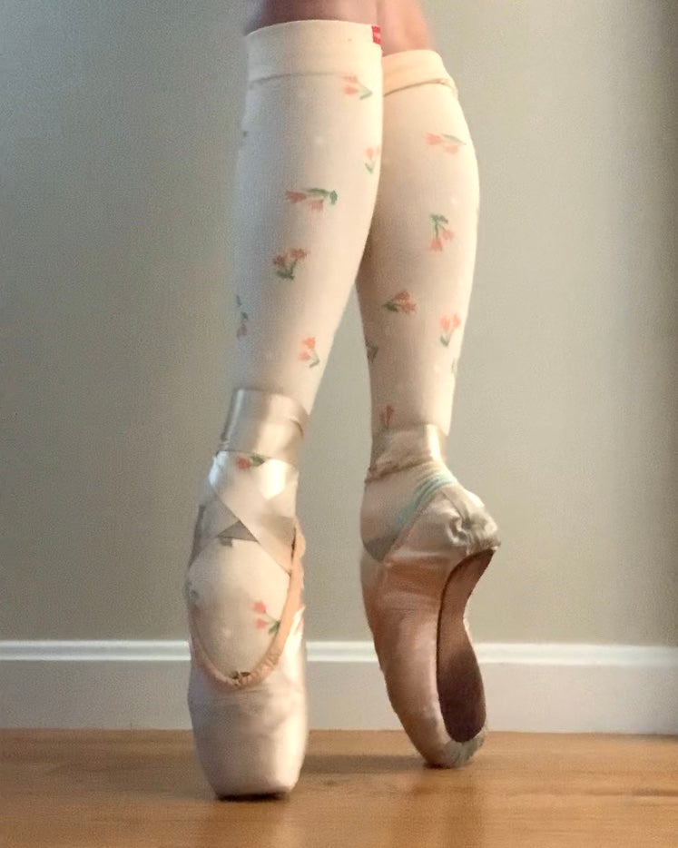 Compression socks en pointe 