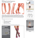 An article of Well Rounded NY which recommends of VIM & VIGR’s stylish line of compression socks as beneficial during pregnancy