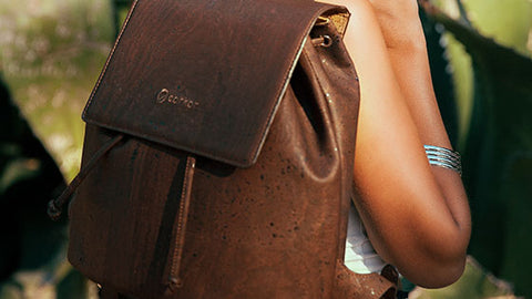 Cork Backpack in Brown 