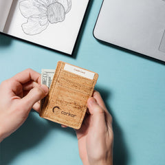 Front Pocket Wallet Made from Cork