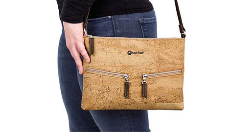 Natural Cork Small Crossbody 