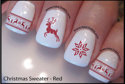 nail decals holiday