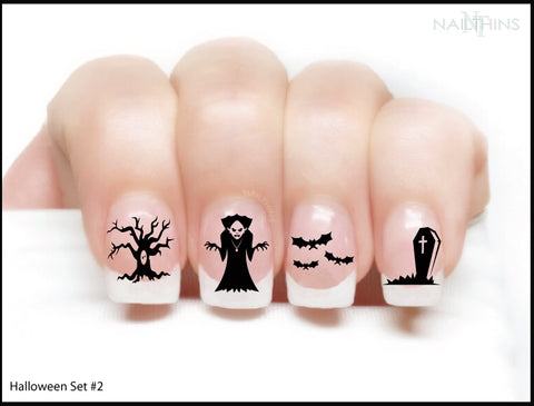 halloween fingernail decals