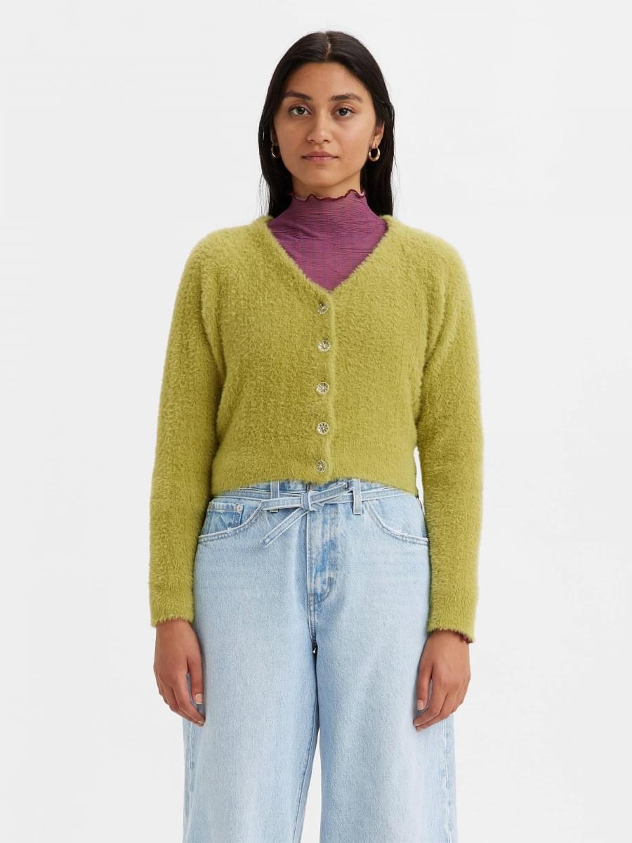 Levi's Green Cropped Sweater – Girl on the Wing