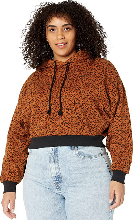 Levi's Cropped Leopard Hoodie – Girl on the Wing