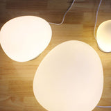 White Goose Egg Glass Lamp Nordic Bedroom Bedside Table Lamp