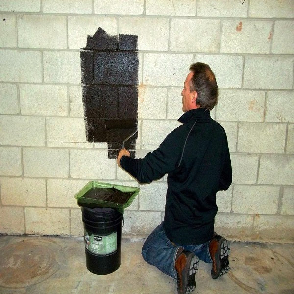 Basement Interior Walls Waterproofing Liquid Rubber