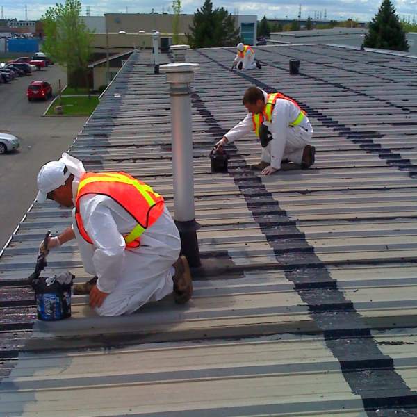 metal roof rubber coating liquid repair roofs waterproofing coatings sealant leaks fix application materials surface solutions dry fasteners steps