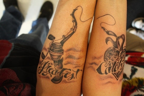 Couple tattoos Greatest Catch