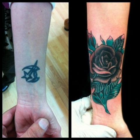 10 Amazing Wrist Tattoo Cover-Ups: Before &amp; After ...