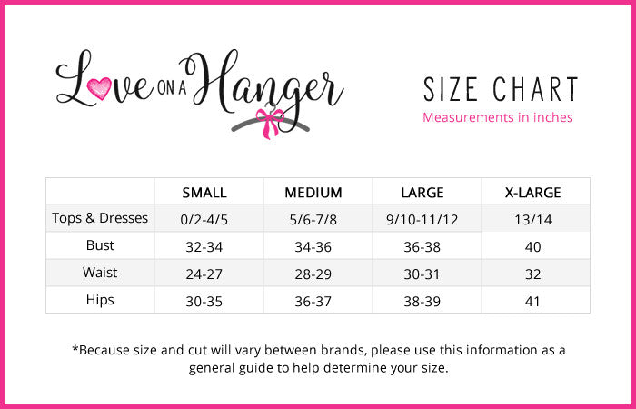 Size Guide — & For Love