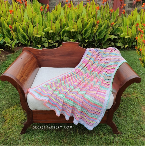5 Easy and Quick Written Crochet Blanket Patterns for Beginners - with -  Secret Yarnery