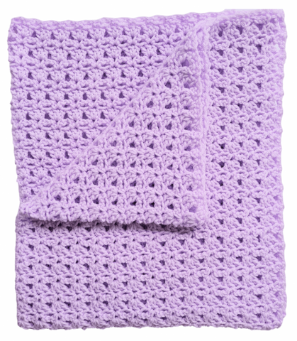 Coronation crochet baby blanket image