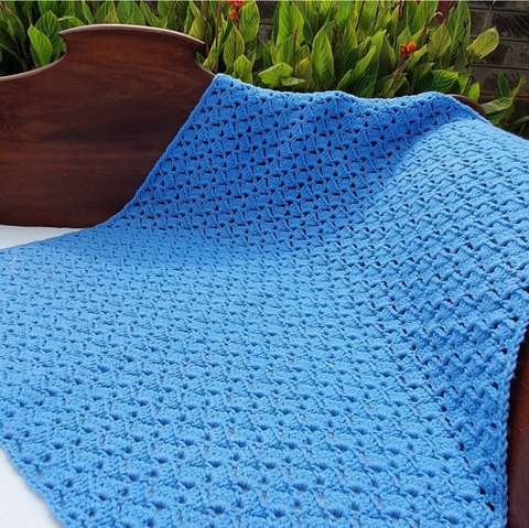 Easy Crochet Baby Blanket Video Tutorial with Free Pattern and Video