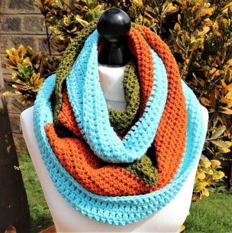 Fast & Easy Infinity scarf 