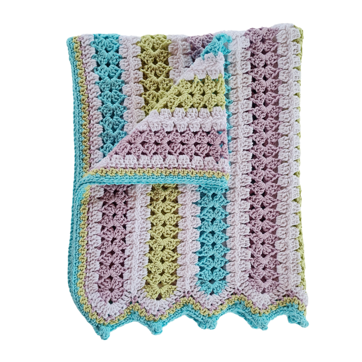 crochet baby blanket Easy modern crochet baby blanket pattern for ...