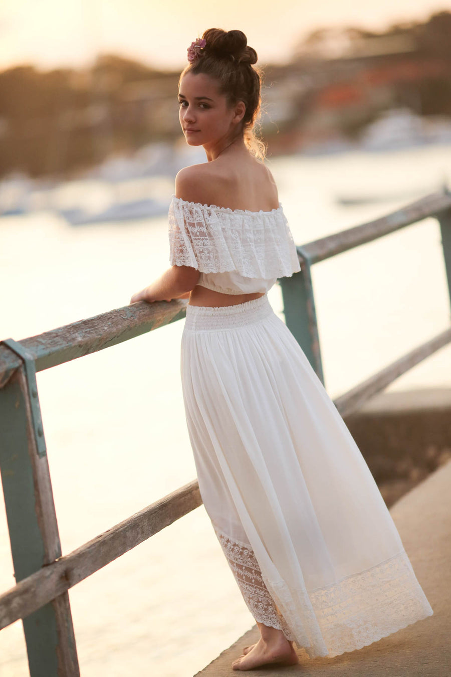 teenage flower girl dress