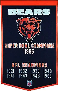 Chicago Bears Dynasty Banner - Sports Images & More LLC