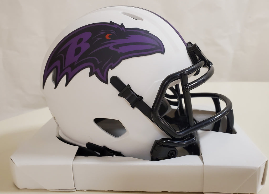 Rod Woodson HOF 09 Autographed Baltimore Ravens Eclipse Full-Size Football  Helmet - BAS COA (Purple Ink)