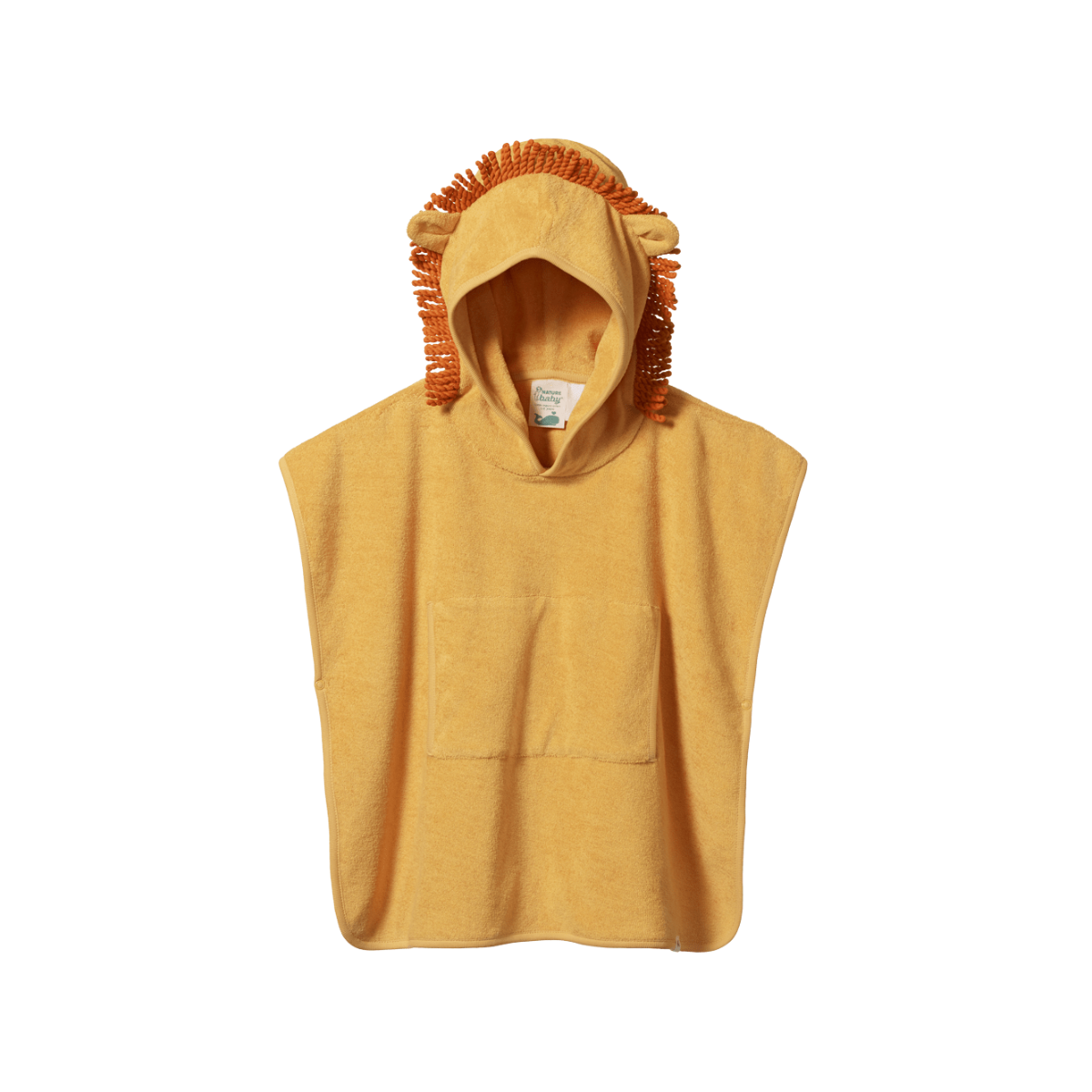 Poncho toalla bebe/niño - Sunshine Yellow