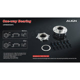 H7NG003XX Align Trex One-way Bearing Case.-Mad 4 Heli