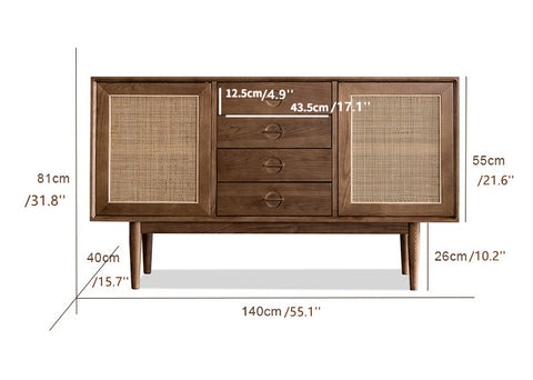 Caila 4 Drawer Sideboard