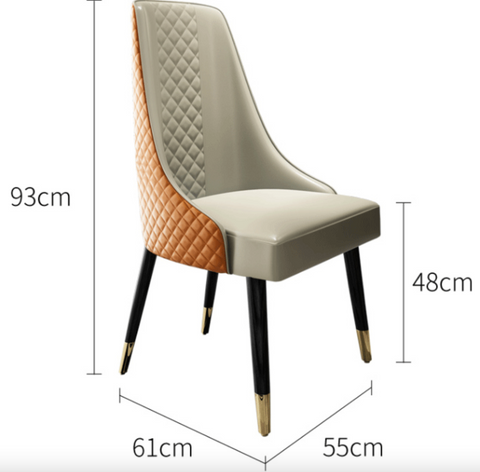 Lawrence High Back Upholstered Dining Chair