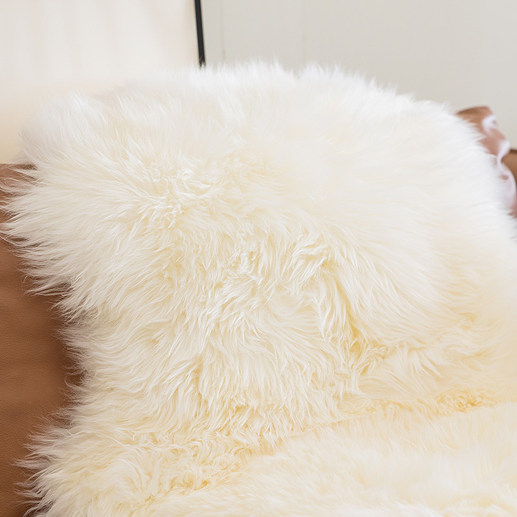 White Area Wool High Pile Rug – Cozymatic