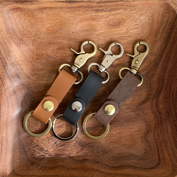 Leather Fob Keychain, Belt Clip Key Holder | 1820 Bag Co.
